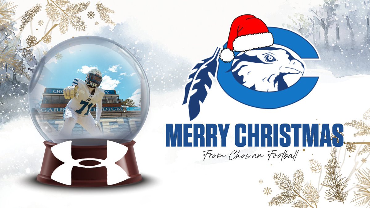 🎄Merry Christmas and Happy holidays from the Chowan Football Family🎄