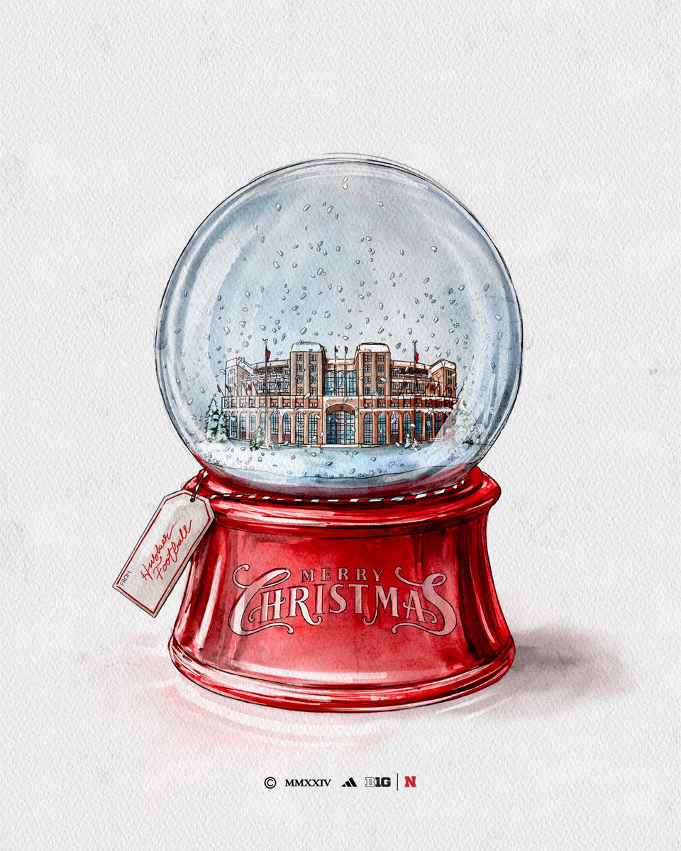 Merry Christmas from Husker Football! 🎄🏈