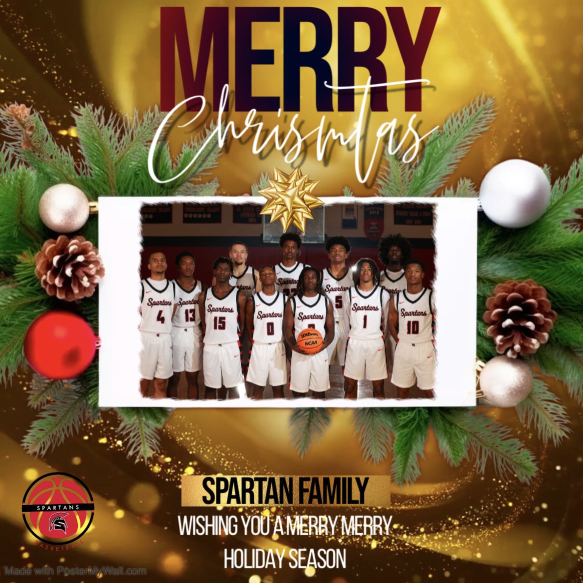 Merry Christmas from the Spartans‼️ 
🎄🎄🎄