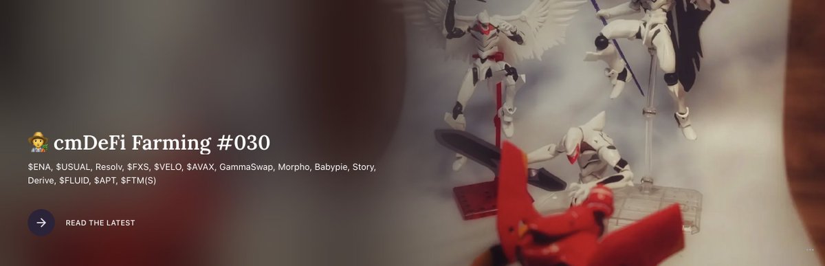 最近 1 周
稳定币Season、Superchain叙事
奉上对 DeFi 世界的思考

( - /11)🧵