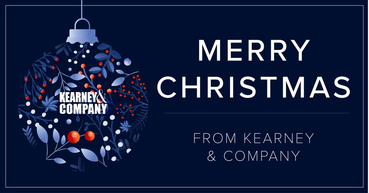 Merry Christmas from your friends and colleagues at Kearney &amp; Company!