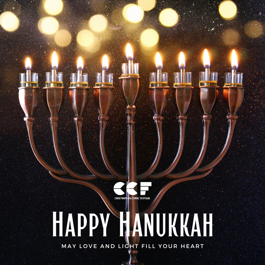 From the Cheetham Cultural Festival Happy Hannukah to those celebrating 🕯🥳