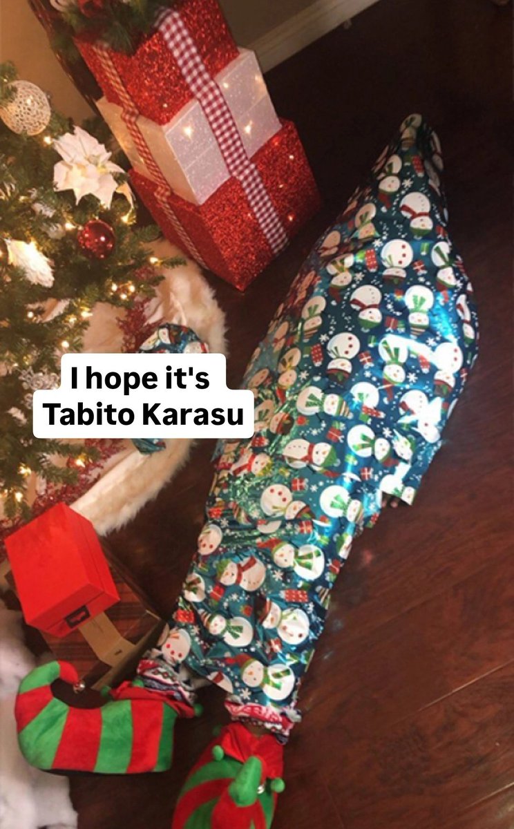 dailykarasu's tweet image. Merry Christmas Karasu Nation ❤️❤️🎄