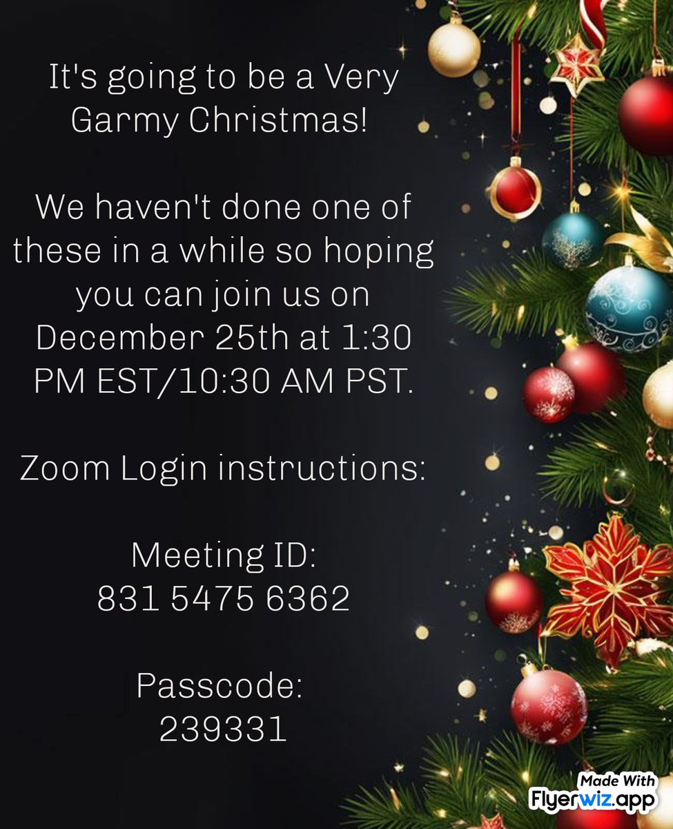 bridgetfa's tweet image. Hey #Garmy people!!

Merry Christmas! Happy Hanukkah! Hope to see you today!!!