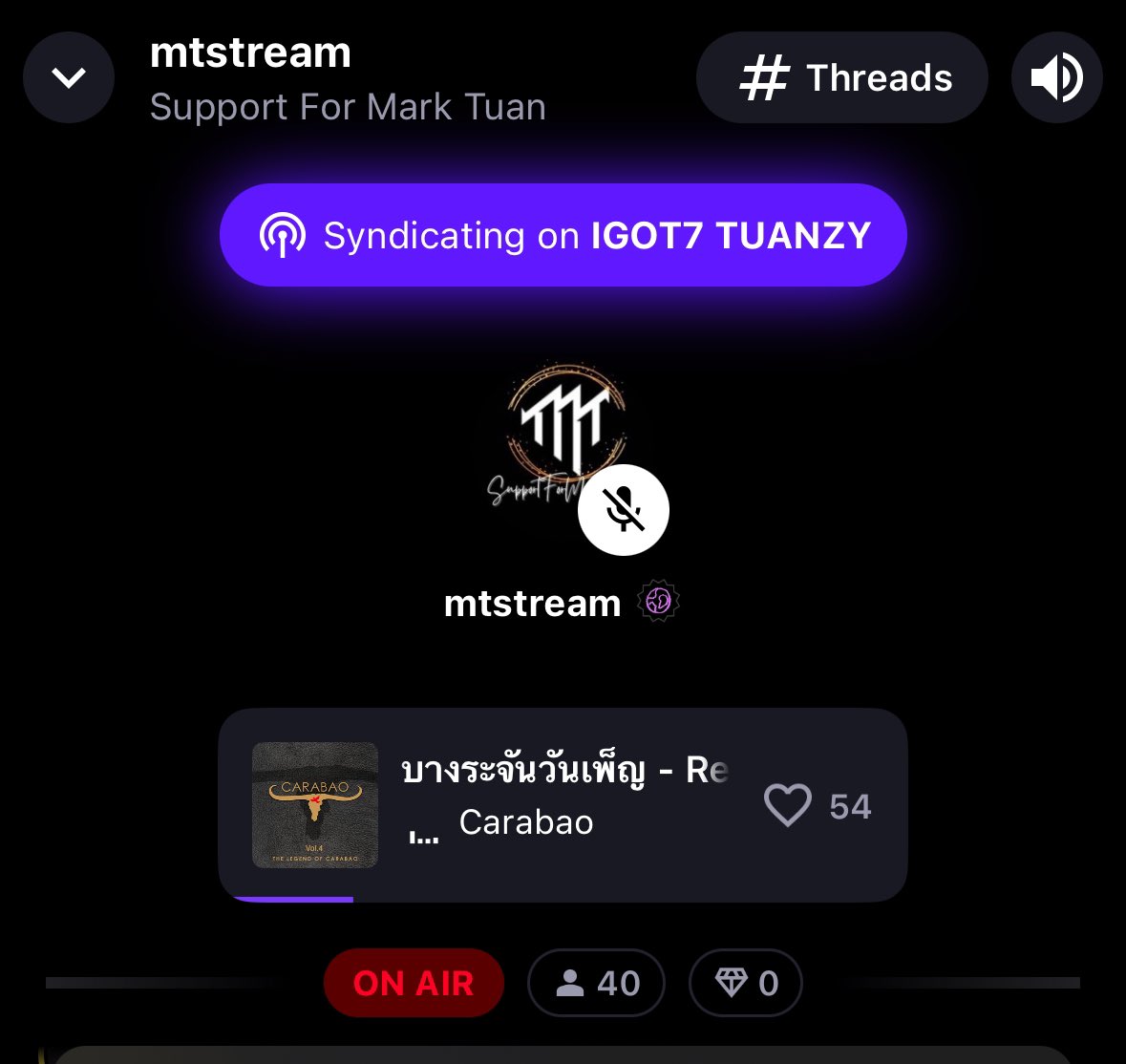 karakatemt's tweet image. 📣 IGOT7 TUANZY On @STATIONHEAD STREAMING 24/7 🎧

หอก ดาบ มาให้พร้อม 🐰💕

🔗 share.stationhead.com/wq6d2m3ial5d

#SupportForMTParty 
@marktuan @DNAmngmnt @GOT7