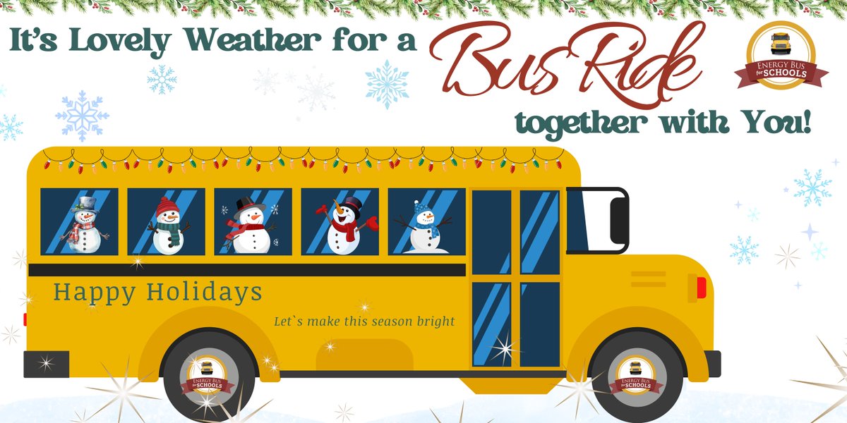 Happy Holidays from the Energy Bus for Schools Team! 🎁💡 Remember, the best gifts are a joyful mindset and a heart full of gratitude. 🎶🌟

#PositiveEnergy #HolidaySpirit #EnergyBus #MerryAndBright #FuelingSuccess