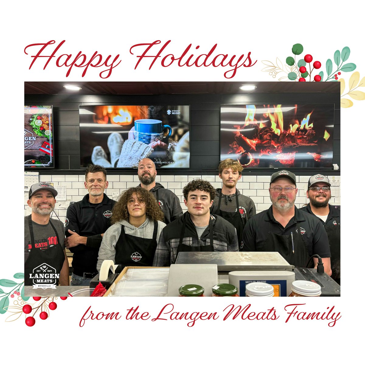 LangenMeatsIN's tweet image. 🎄 Happy Holidays
From all of us at Langen Meats, we wish you a day filled with joy, laughter, and delicious meals shared with family. ❤️
Thank you for letting us be part of your holiday traditions!
#CookingWithLangenMeats #MerryChristmas #HolidayTraditions