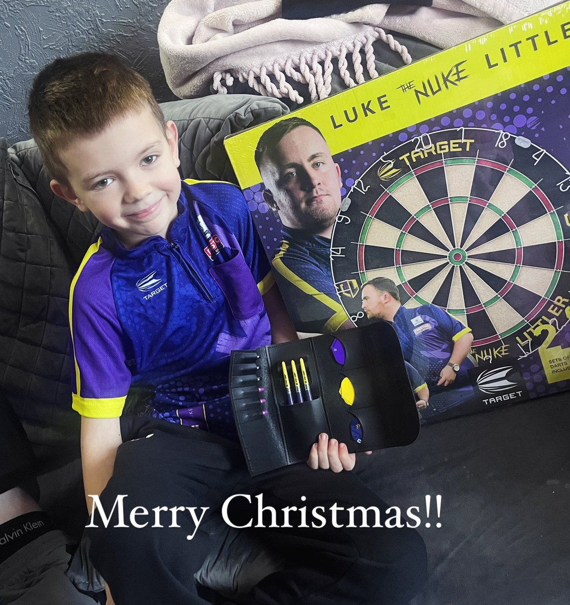 Favourite present!! <a href="/LukeTheNuke180/">Luke Littler</a>