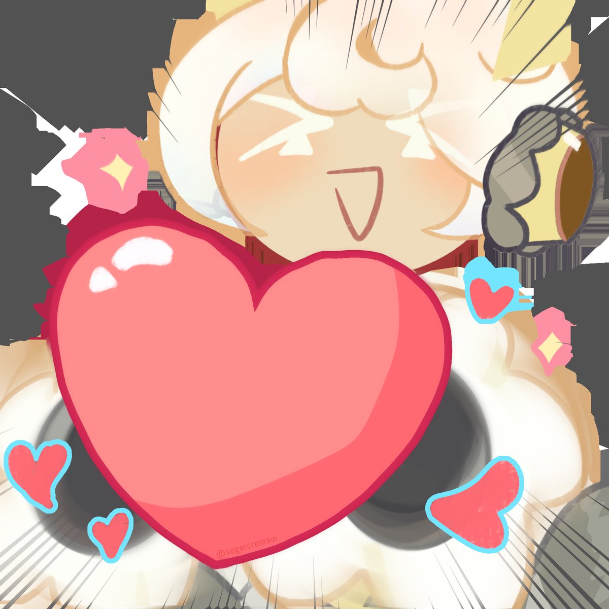 Makiririx's tweet photo. DREW PUDDING À LA MODE?? ( its for the emoji contest on discord I fear ) https://t.co/Qv1g2ZoJwk