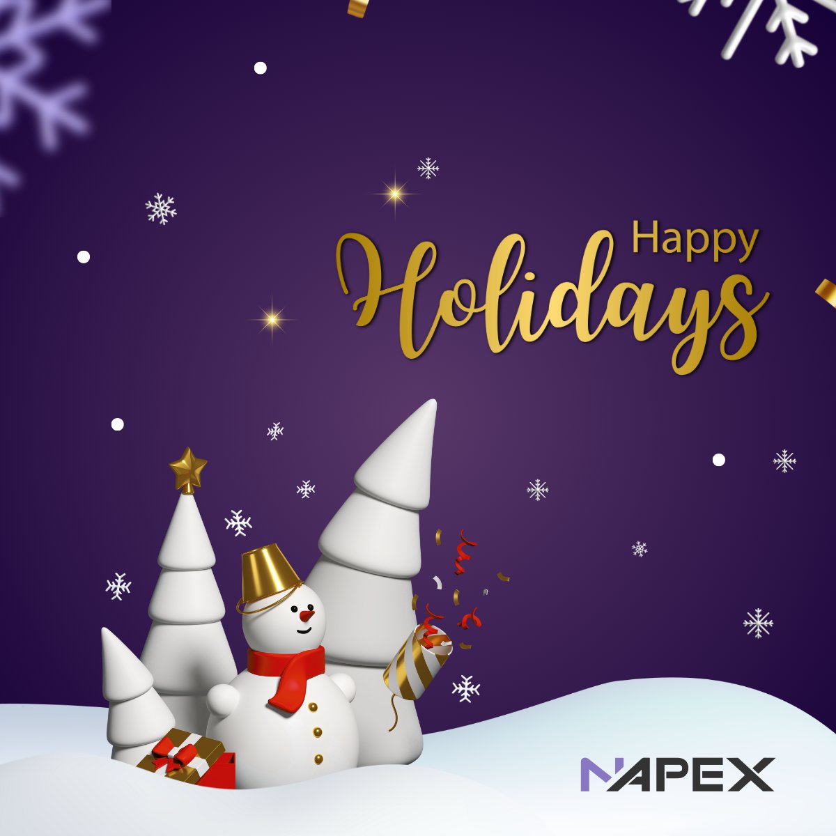 NAPEX_Alliance's tweet photo. We would like to extend warm wishes to all our NAPEX community of Accelerator clients, team members and friends. May your days be merry and bright!
#HappyHolidays #APEXAccelerators #NAPEX https://t.co/LdxJAiRfir
