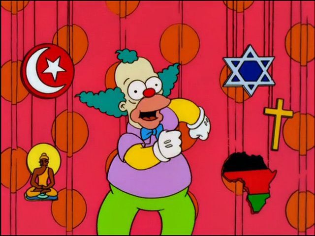 Simpsons_tweets's tweet photo. So have a Merry Christmas, happy Hanukkah, Kwazy Kwanza, a tip-top Tet, and a solemn, dignified Ramadan. https://t.co/2lCkzb50Yn