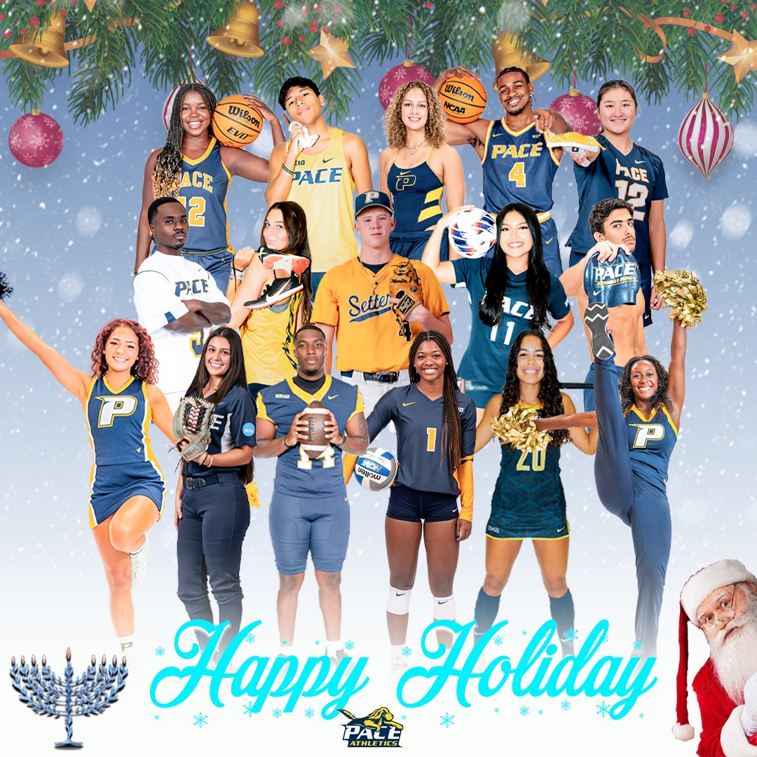 🎄✨ Happy Holidays from all of us at Pace Athletics! 🎅🏽🏃‍♀️ Whether you’re hitting the gym or cozying up by the fire, keep striving for greatness and finish the year strong 💪🔥 Here’s to health, happiness, and big goals in the New Year!