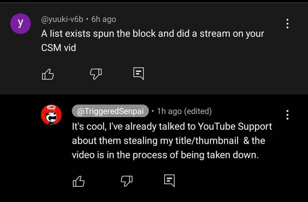 AListExists's tweet photo. There's no way in the world this man Triggered Senpai is trying to run to YouTube support about us😂😂

Merry and Happy whatever you celebrate y'all. https://t.co/CadIfXg6BQ