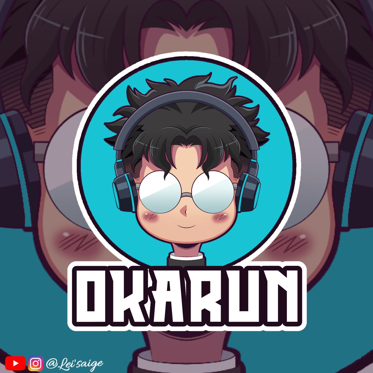 LeisaigeArts's tweet image. Made this mascot logo of Okarun from Dandadan! What do you think?🖌️✨ #Dandadan #Okarun