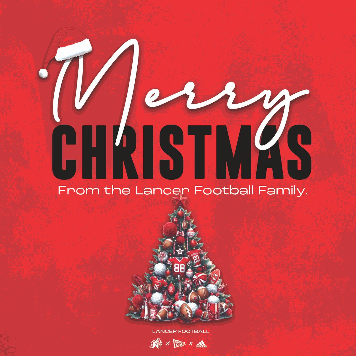 From our Lancer Football family to yours, we wish you a Merry Christmas filled with joy, love, and a whole lot of touchdowns! 🎄🎅🏈 May your holidays be as strong as our defense and as sweet as a game-winning drive! 💥🎉 #LRD #Mission64 #RiseIn25