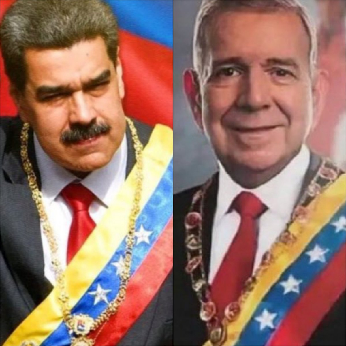 ¿Quién se investirá el día 10 de Enero en #Venezuela?

❤️ Edmundo González 
(Legítimo presidente electo)

🔁 Nicolás Maduro 
(Dictador y usurpador)