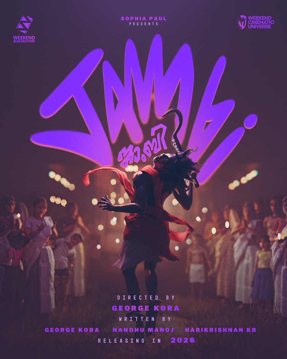 KevinPaul90's tweet image. Welcome to the world of JAMBI. 🧟‍♂️
In a world where the past refuses to rest, JAMBI will rise ☠️
The next chapter in the Weekend Cinematic Universe unfolds.
#JAMBI #WeekendBlockbusters #EnterTheWCU #TheWorldOfJambi #WCU #JAMBI