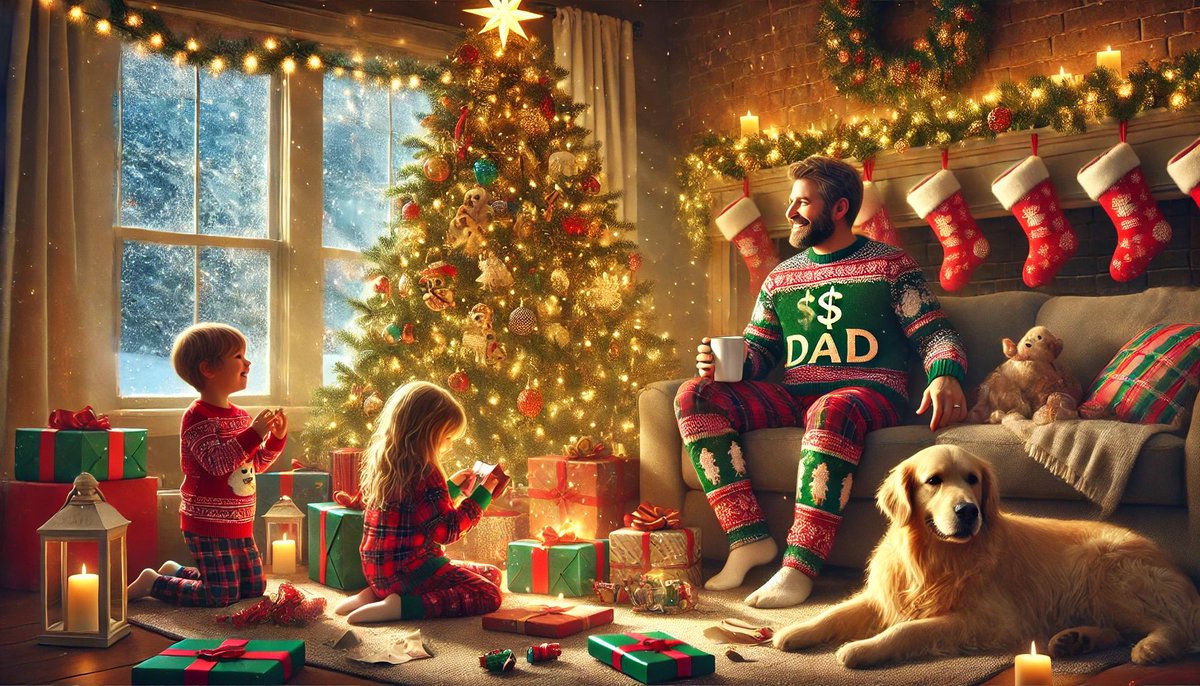 MERRY CHRISTMAS KIDS!

I LOVE YOU!

- $DAD