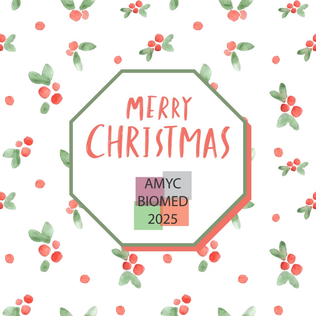 Merry xmas to all #amycbiomed friendsss!!!🎅🎅🎅