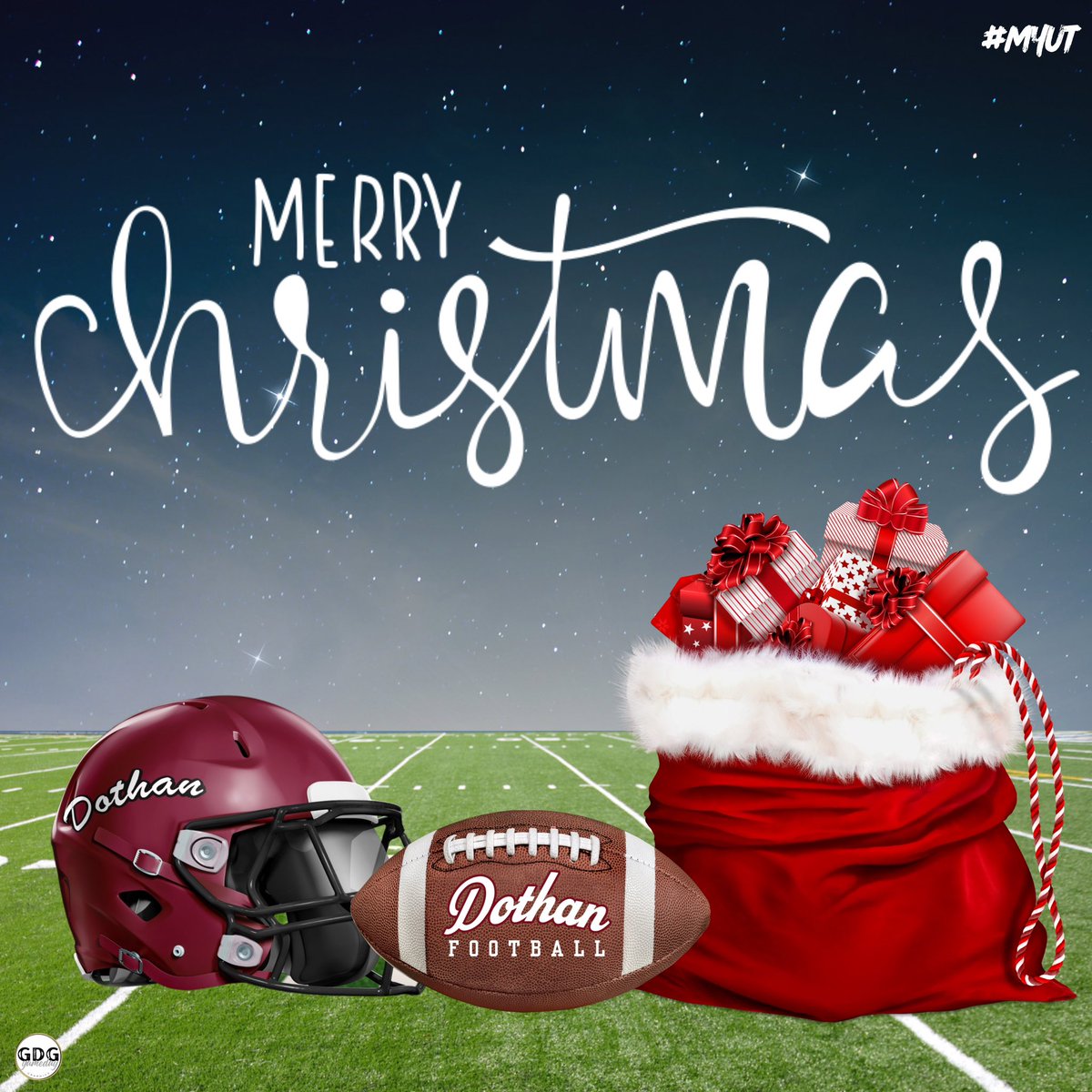 Merry Christmas to the Dothan Football family ! #MYUT