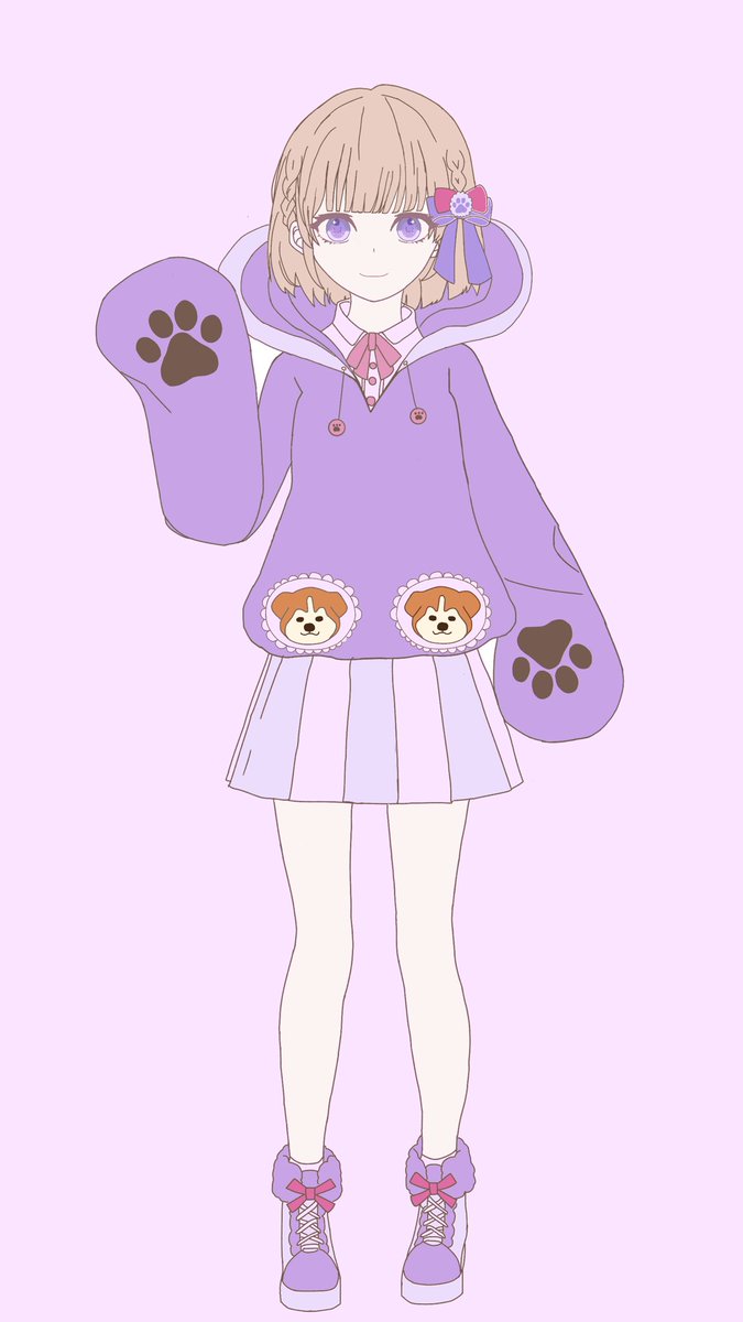 Akina_Inuta's tweet photo. 今回のイベント企画の為に徹夜でオリジナルアバター描いてみました🐾
ギリギリまでかかってしまって、後半適当になってしまったがら後日修正してまた投稿するがら見てけろな〜✨️
 #REALITY12月のフォロー祭り  #Realityクリスマス https://t.co/A0JvciAGni