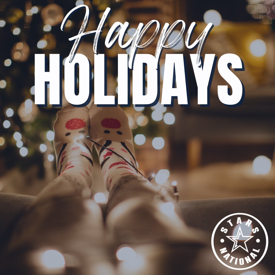 Merry Christmas and happy start of Hanukkah! It’s a magical time of year. From Stars National Walker, enjoy the holiday season with your family and friends! 💫
