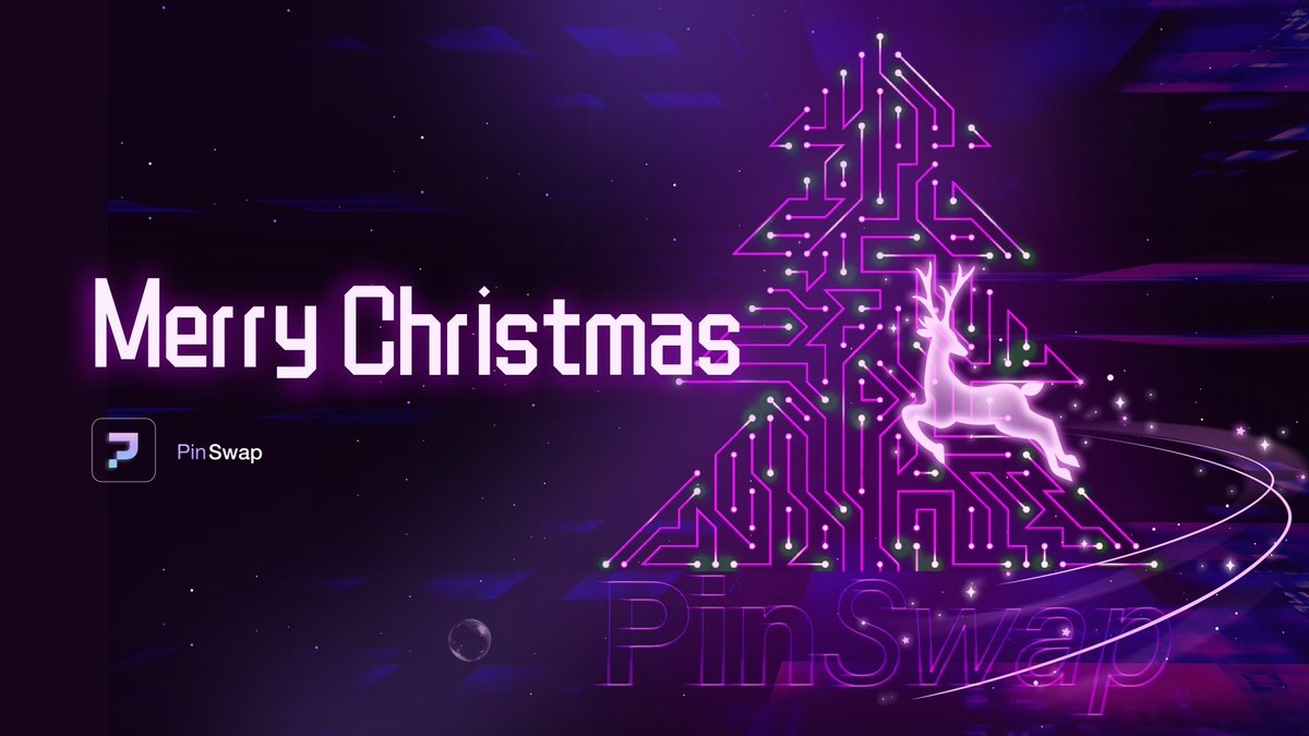pinSwap_ioTex's tweet image. 🎄✨ Merry Christmas from PinSwap! 🎅💜

Wishing you a season filled with joy, rewards, and endless opportunities 🚀

Thank you for being part of our amazing community
let’s make 2025 even bigger! 🌟

#MerryChristmas #PinSwap #CryptoCommunity #HappyHolidays