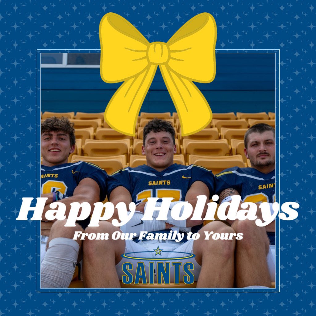 Merry Christmas and Happy Holidays from SHU’s Football Family🎄💫

#ONE💛💙