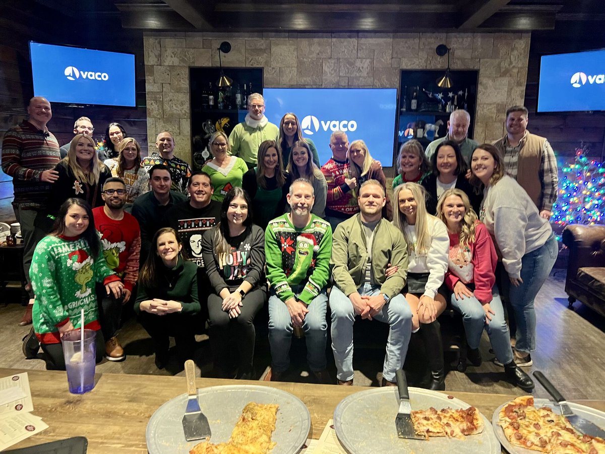 Happy Holidays from your friends at Vaco! 🎄✨

Our teams across the globe came together to celebrate the holiday season. From festive sweaters and white elephant gift exchanges to good food and great company, there was plenty of merriment.

#HappyHolidays | #MerryChristmas
