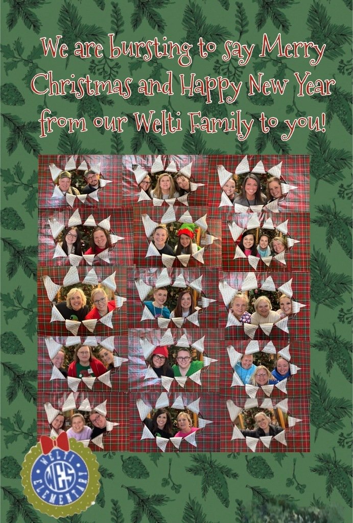 WeltiElementary's tweet photo. Merry Christmas from the Welti family! https://t.co/B2SkpOIkH3