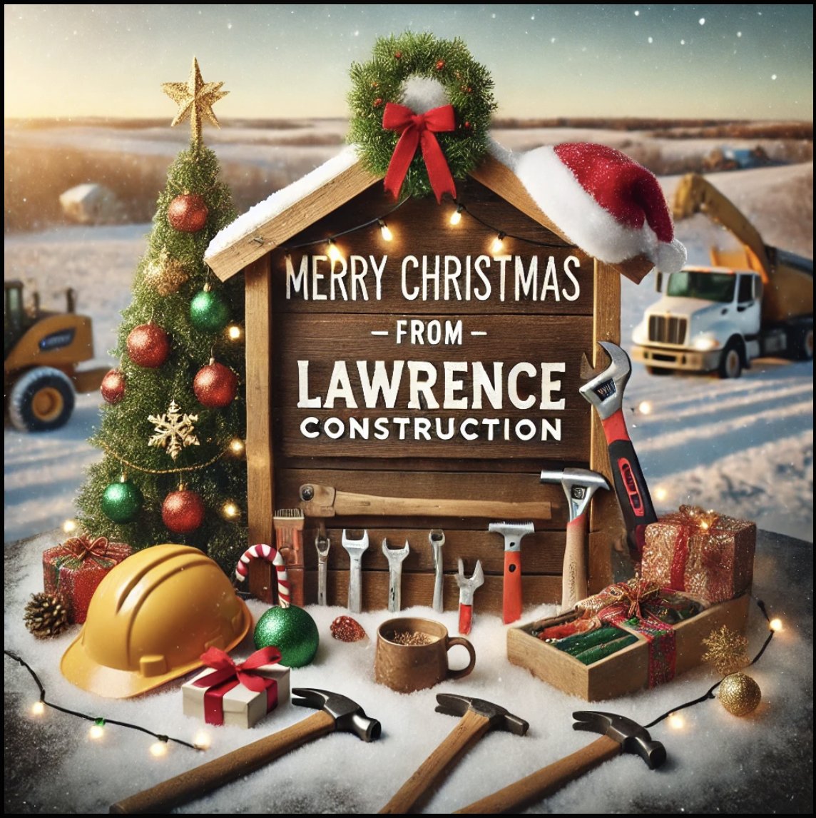🎄 From our family to yours, we wish you a Christmas filled with joy, warmth, and wonderful memories. Thank you for trusting us to build the spaces where your best moments happen.🎉✨
“From start… To finish.”
lawrenceconst.ca/services/
#weyburn #regina #estevan #moosejaw #sk #sask