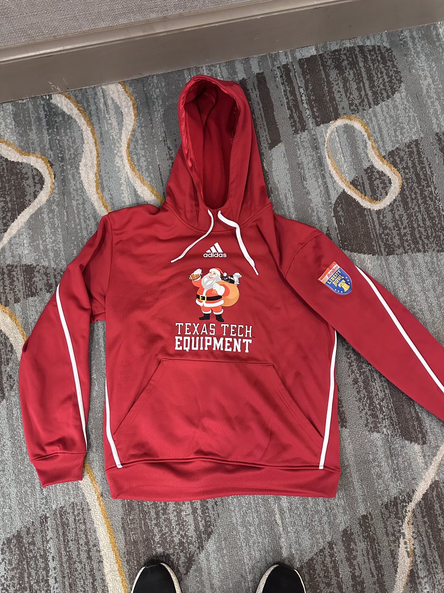 We can get some new drip? Merry Christmas from <a href="/TTU_EQUIPMENT/">TexasTechEquipment</a>🎄