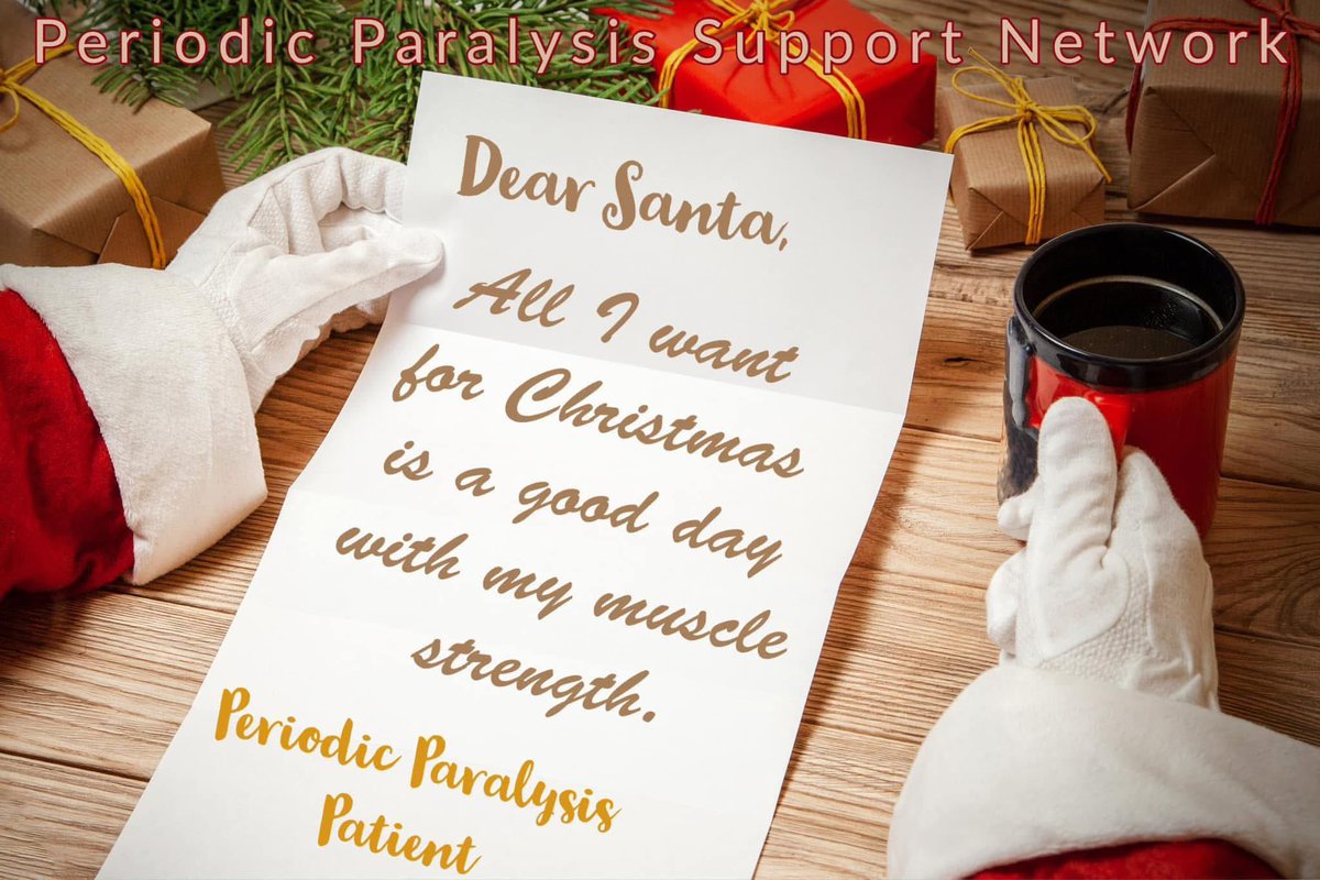Wishing everyone a Joyous and Healthy Christmas.

From your friends at the Periodic Paralysis Support Network