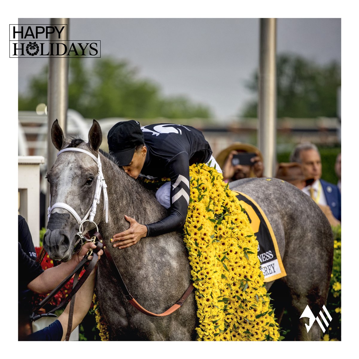 PreaknessStakes's tweet photo. Happy Holidays from our Preakness family to yours! https://t.co/8GbpRnjoOC