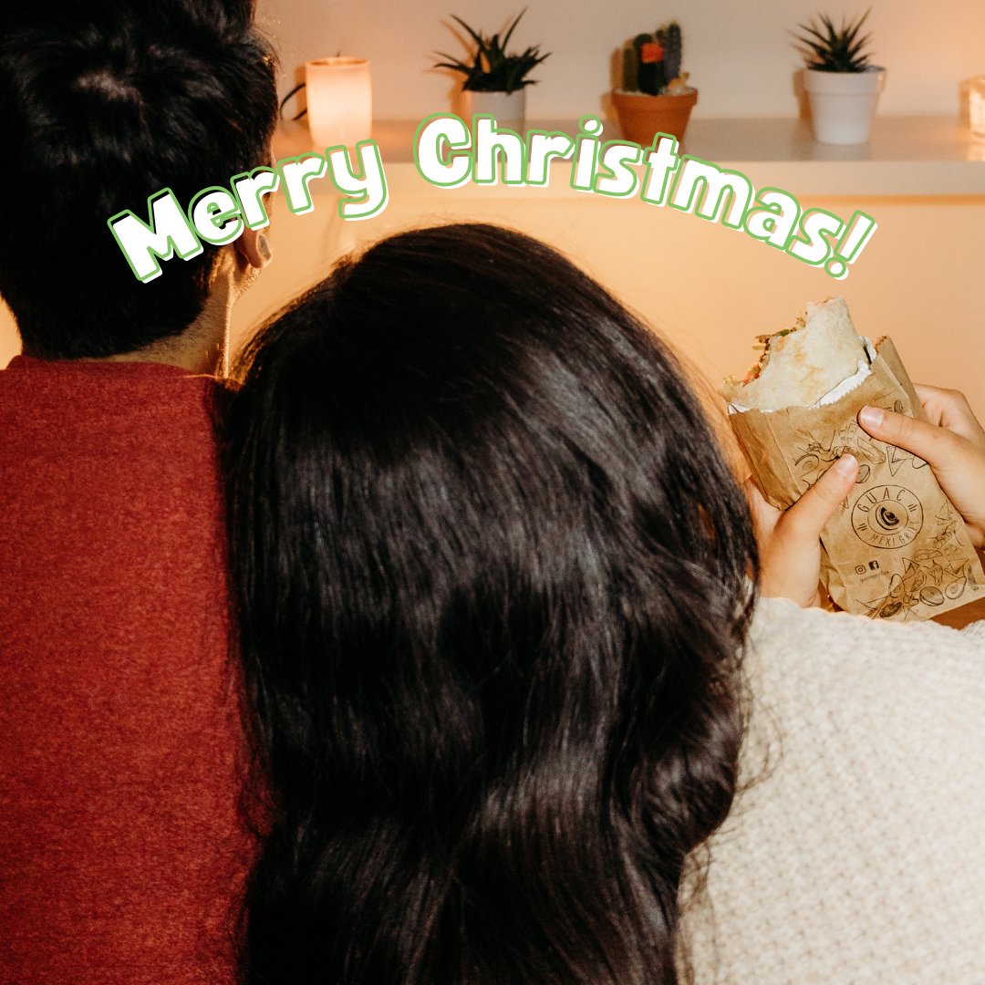 Merry Christmas &amp; Happy Holidays from all of us at Guac Mexi Grill! 🎄

🥑 Find your nearest Guac Location: guacmexigrill.ca/locations/ 
🌮 Order Online: guacmexigrill.ca/guacmenu/