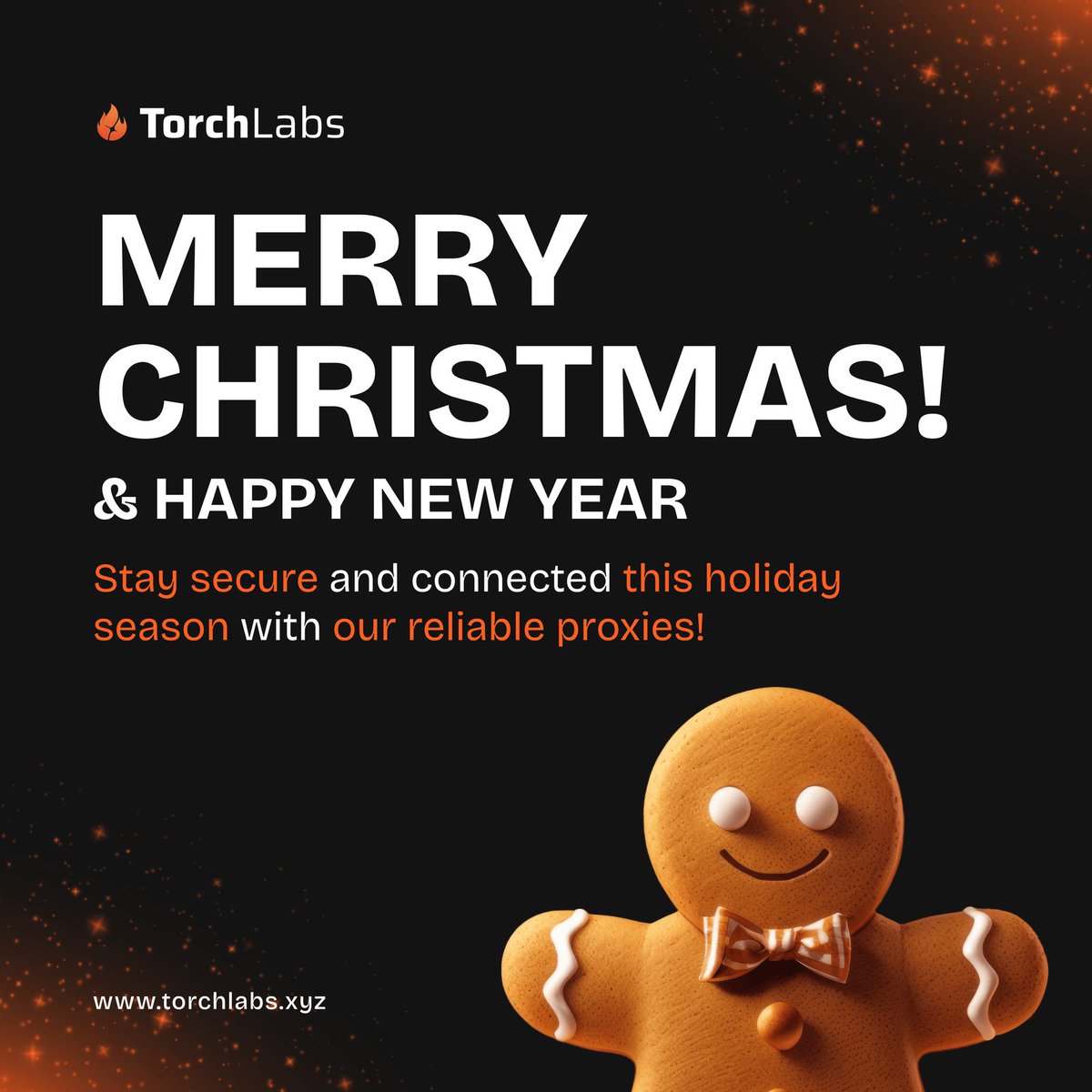 torch_proxies's tweet image. 🎄✨Merry Christmas from Torch Labs!✨🎄

As you unwrap gifts and enjoy festive moments, know that we're working hard behind the scenes to protect your online experience.

Merry Christmas and Happy New Year! 🎅

#MerryChristmas #HappyHolidays #SecureConnections #OnlineFreedom