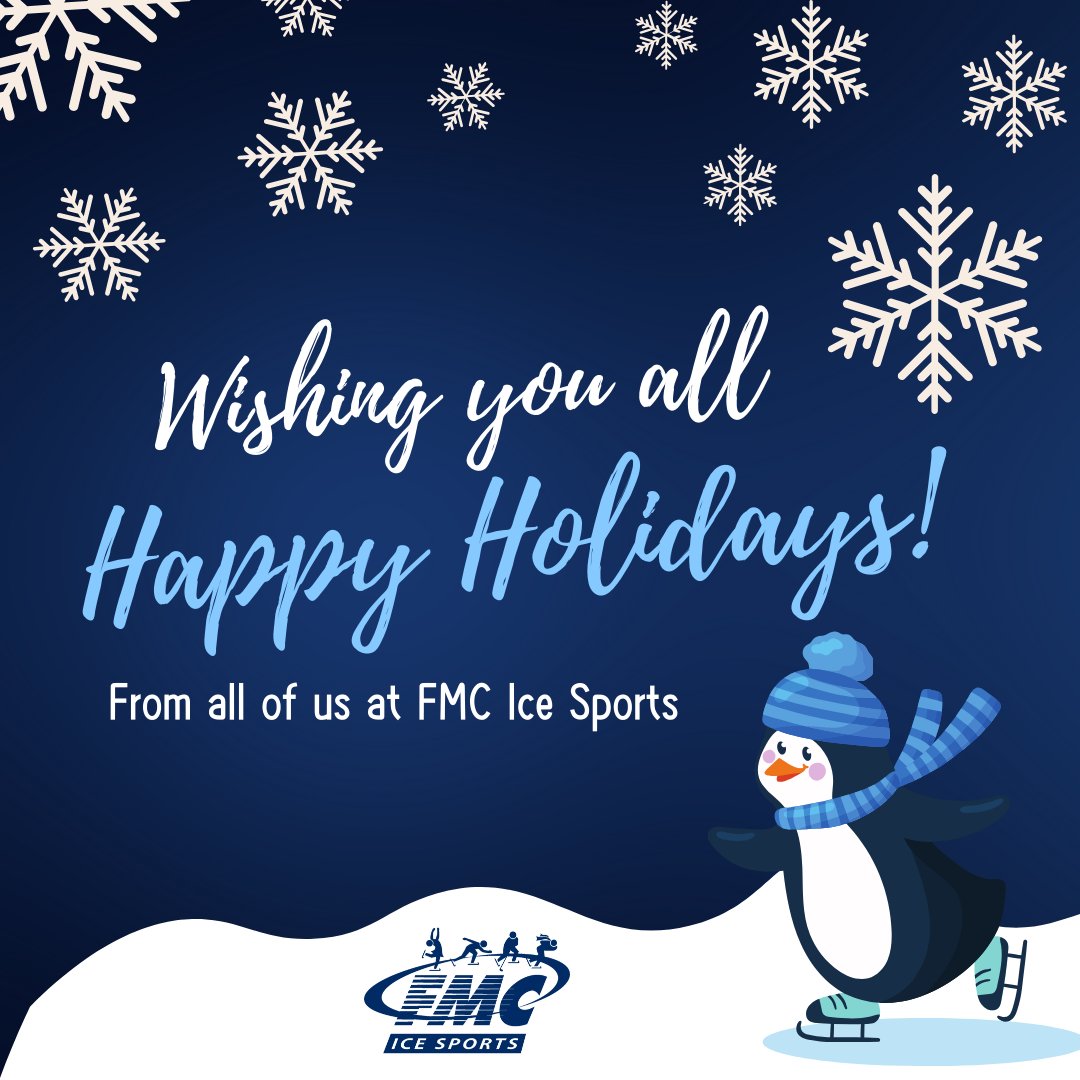FMCIceSports's tweet photo. Happy Holidays from FMC Ice Sports! https://t.co/waiVAYTZx0