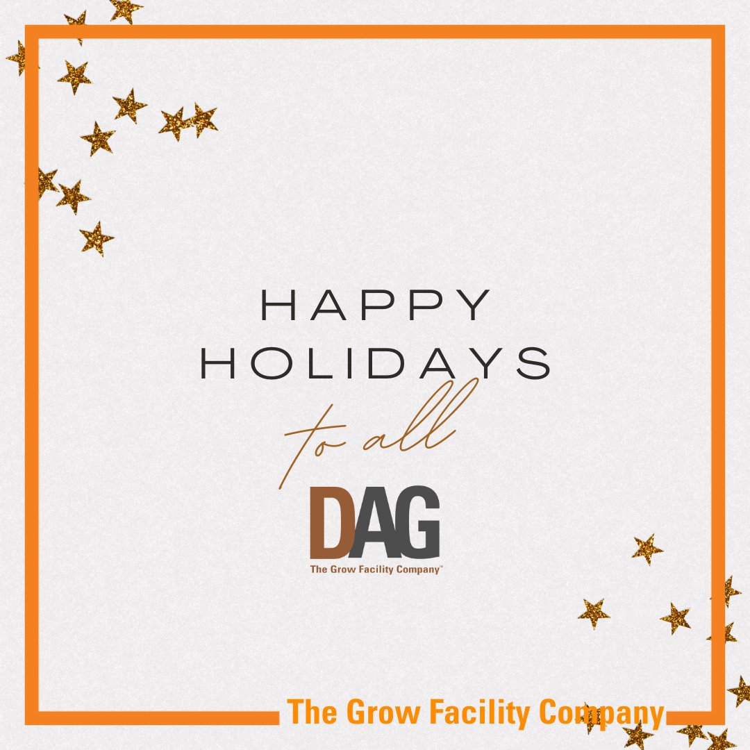 Happy Holidays from all of us at DAG Facilities! ❄️✨ Wishing our clients, partners, and team members a season filled with joy and success. Here's to celebrating what we've built together and looking forward to an even brighter new year!