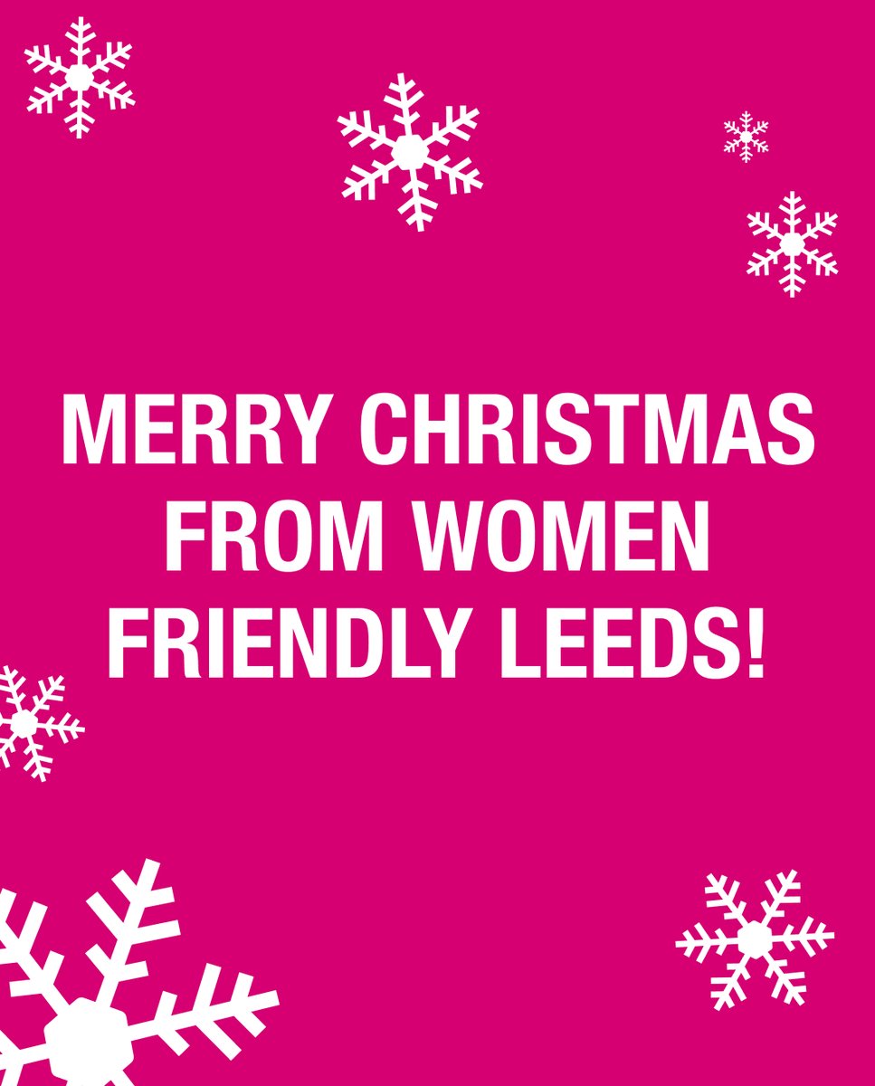 Merry Christmas from Women Friendly Leeds!🥳

We hope you all enjoy the day, and stay safe, however you may be planning to celebrate!💜

#WomenFriendlyLeeds #MerryChristmas #Leeds