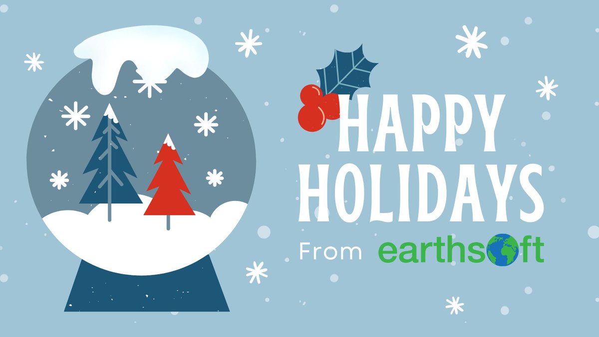 EarthSoft's tweet photo. Happy Holidays from all of us at EarthSoft! https://t.co/DuUuvfbiHQ
