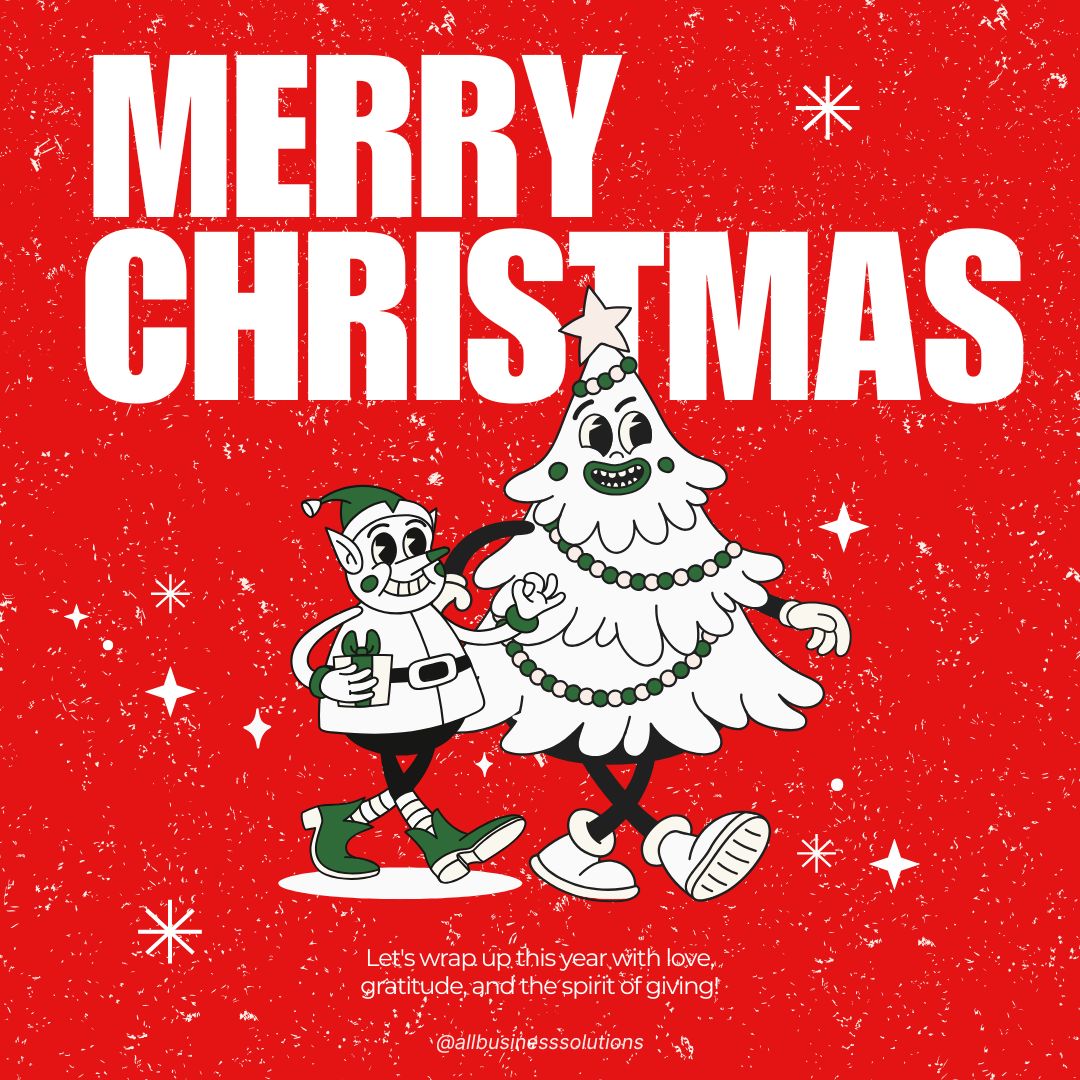 abspos1's tweet image. Merry Christmas! 

From our team to yours, we wish you a warm and festive holiday filled with laughter and gratitude. ❤️

#MerryChristmas #AllBusinessSolutions #HolidaySeason