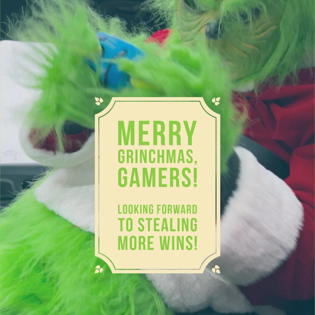 ELAGamingLounge's tweet photo. This year the Grinch wasn’t just stealing Christmas - he also stole a lot of your wins!

Guess you’ll have to come check out our new gaming lounge and hope for better luck next time you lobby up! Merry Christmas everyone! https://t.co/qcMakyhtIO