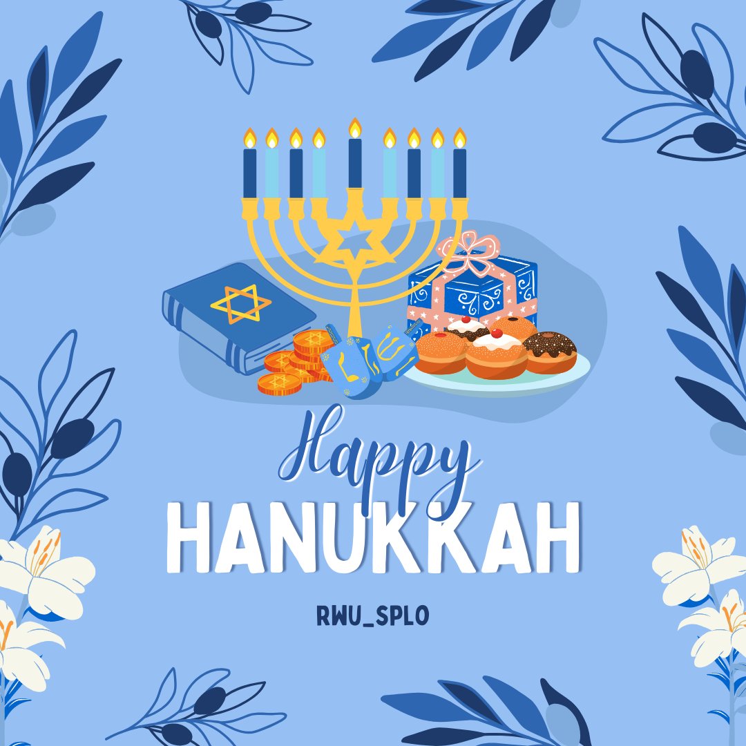 RWU_SPLO's tweet photo. Happy Hanukkah Hawks, we hope that you have an amazing holiday!💙 https://t.co/dgBNGlDqrm
