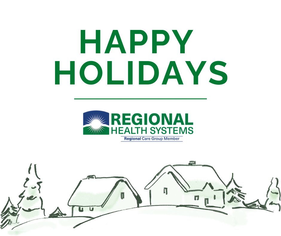 Happy holidays from all of us at Regional Health Systems!