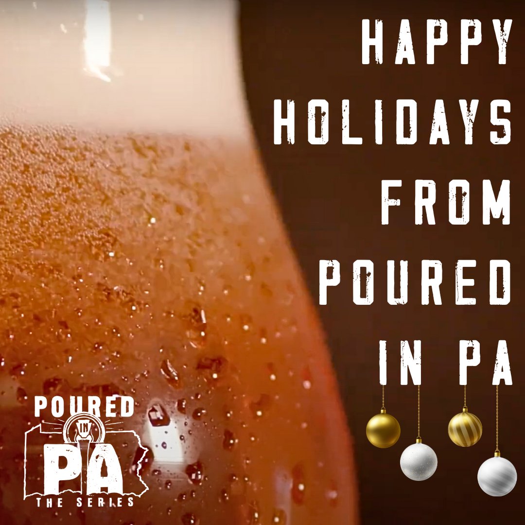 🍺 Happy Holidays from our team at Poured in PA! 🎄✨Wishing you a holiday season filled with cheer, laughter, and plenty of great Pennsylvania brews. Cheers to you! 🍻

#PouredInPA #Pennsylvania #CraftBeer #BeerLovers #PABeer #PABrewery #CheersToTheHolidays