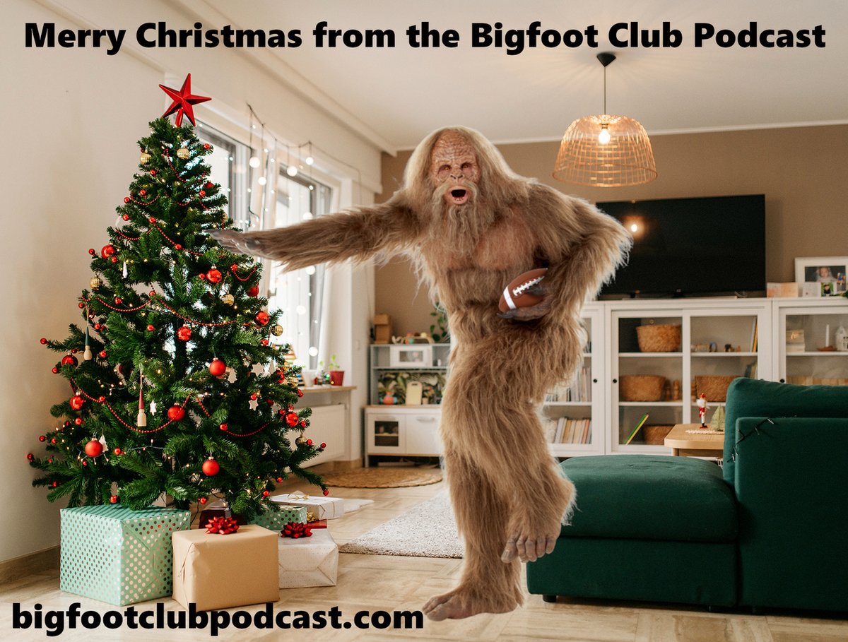 Bigfootclub1's tweet photo. As the holiday season approaches, the Bigfoot Club Podcast team extends warm wishes for a Merry Christmas to all their listeners and fans! #BigfootChristmas #Squatchmas #BelieveInBigfoot #SasquatchSeason #MerrySquatchmas #BigfootLovers #CryptidChristmas #FestiveSasquatch #Bigfo… https://t.co/n6XDAvUjA5