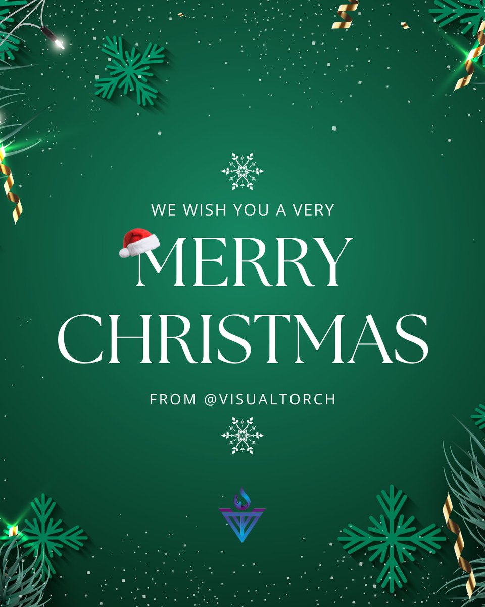 VisualTorch's tweet image. Wishing everyone a Merry Christmas!
Hope your day is filled with love, peace and joy 🎄
