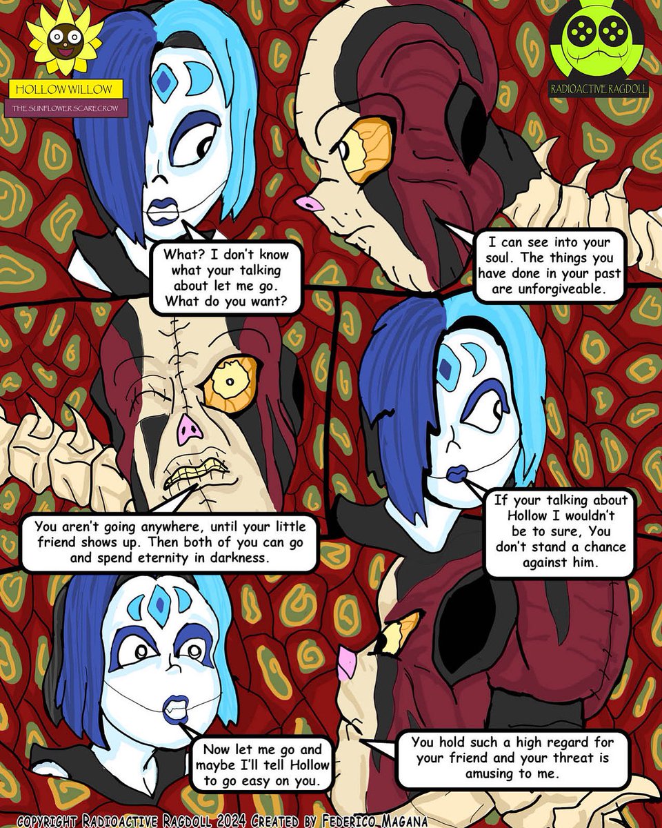 Radioactive_Rag's tweet photo. Previews for Hollow Willow the Sunflower Scarecrow Ch10 are finally here!

#comic #comics #art #drawing #illustration #comicbooks #digitalart #cartoon #artist #marvel #manga #anime #artwork #fanart #webcomic #scifi #comicstrip #draw #dc #funny #fantasy #comicartist #webtoon https://t.co/ZlrZL4th6B