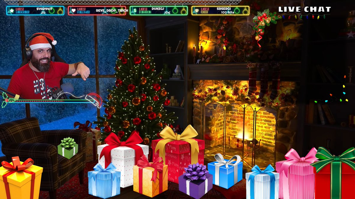 ¡EL ARBOL ESTA CARGADO DE REGALITOS!

SantaLyto estará con vosotros a las 22:00h. 🇪🇸 dando regalitos mediante juegos y un poco de diversión.

No dudes en pasar por Joselyto #twitch