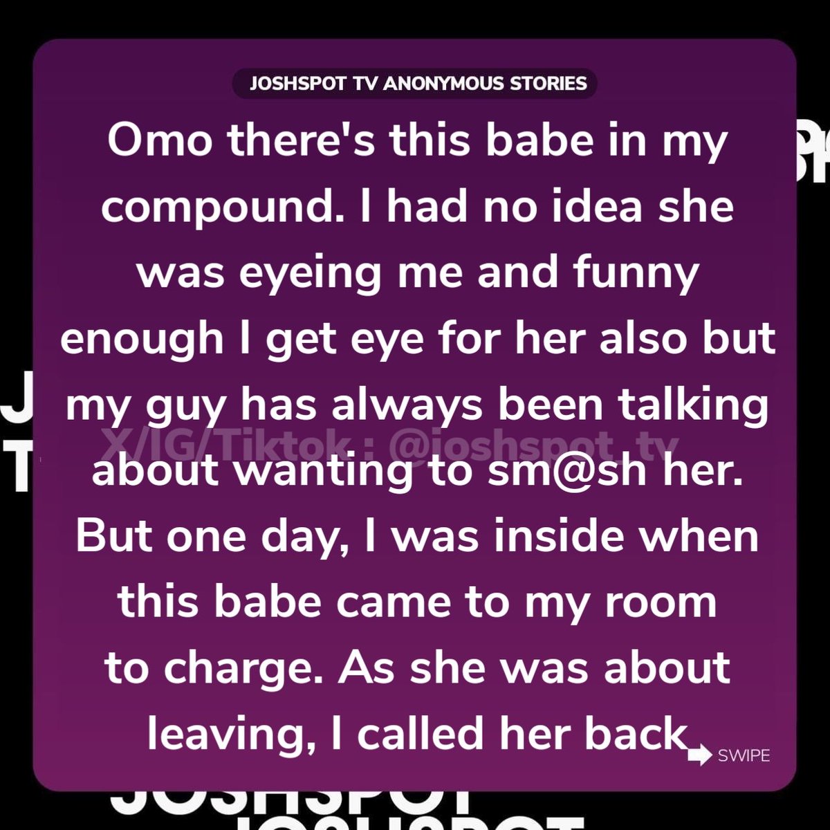 Joshspot Tv tweet media